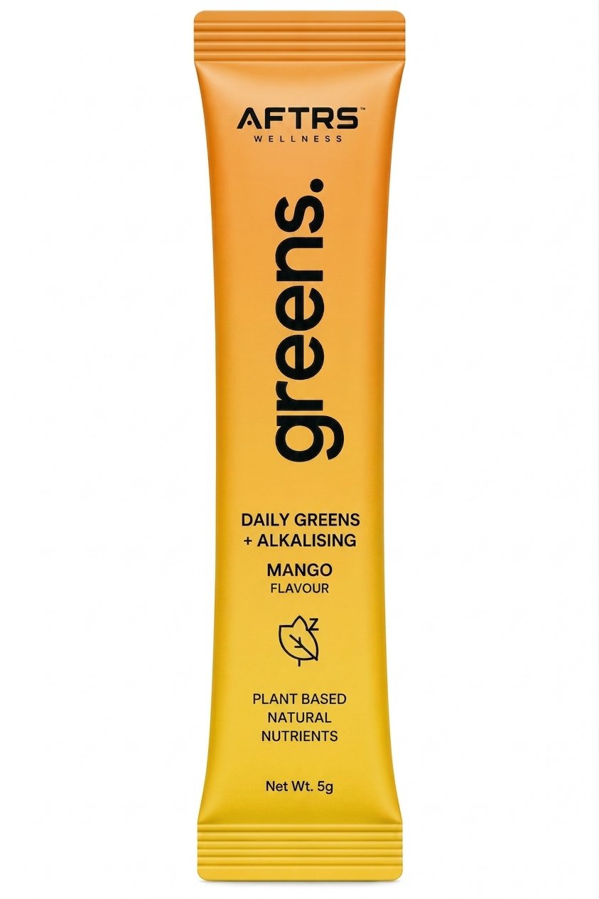 greens. sachet, mango flavour
