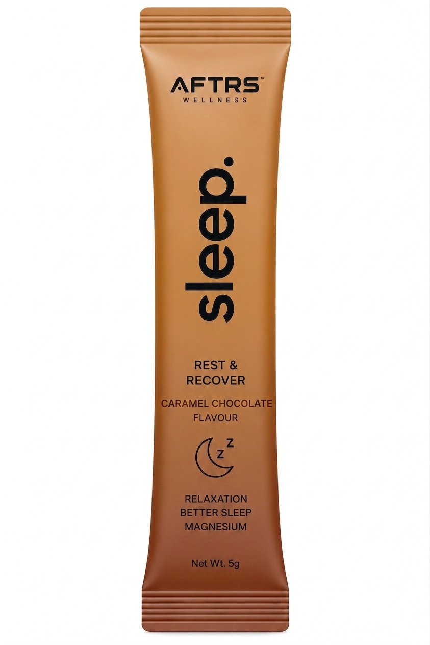 sleep. sachet, caramel chocolate flavour